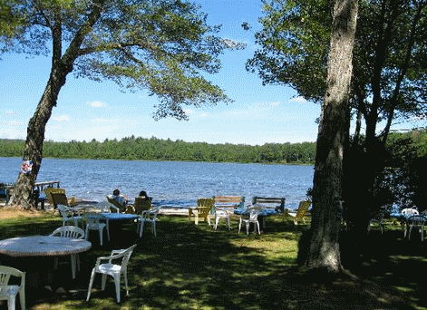 Beautiful Beach Lake in Wayne County Pennsylvania in the Pocono Mountains, a short drive from New York and Philadelphia