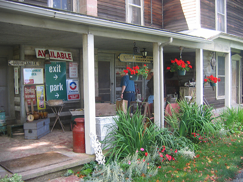 Duck Harbor and Kellam's Bridge Antiques in Equinunk Wayne County Pennsylvania in the Pocono Mountains