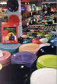 Holly Ross Pottery offers Fiesta Ware and more in Newfoundland Wayne County Pennsylvania in the Pocono Mountains